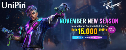 Season Baru Blood Strike telah Hadir! Top Up Gold & Raih Cashback 15.000 UniPin Credits